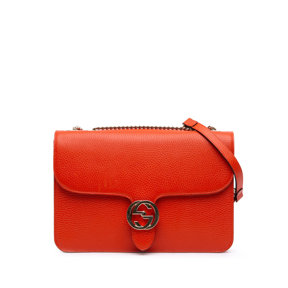 Pre-Loved Gucci Medium Dollar Calfskin Interlocking G Crossbody - Picture 1 of 7